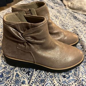 clarks microfiber suede boots {wide}